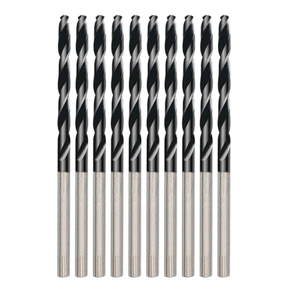 1/8 Inch Cobalt Drill Bit 10PCS | High Speed Steel | Drill Bit for Stainless Steel and Hardened Metal | HSS M35 Titanium Aluminum Nitride Coating - size: 1/8 Inch