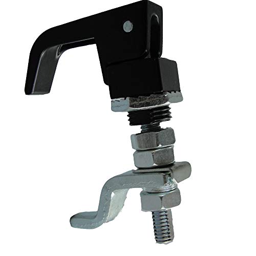 2PCS Black Powder Coated Lift and Turn Compression Latch, Adjustable Grip¡­ - color: Black