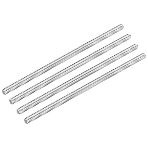 MECCANIXITY Fully Threaded Rod 1/4"-20 UNC Thread Pitch 304 Stainless Steel Right Hand Threaded Rods Bar Studs,5.91 inch 4 Pack - size: 1/4"-20 UNC x 5.91 inch