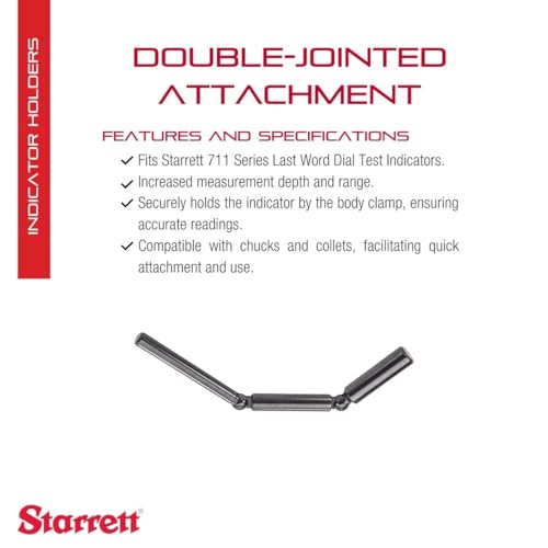 Starrett Double Jointed Attachment for Last Word Indicators