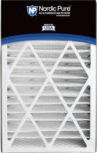 Nordic Pure 16x25x5 (15 5/8 x 24 1/8 x 4 7/8) Air Bear Replacement 255649-105 MERV 10 Air Filter 1 Pack - style: MERV 10