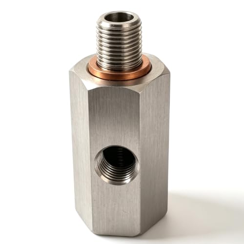 1/8 NPT Tee Oil Pressure Sensor Adapter