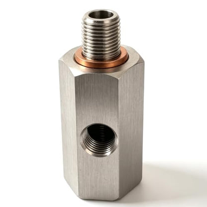 1/8 NPT Tee Oil Pressure Sensor Adapter