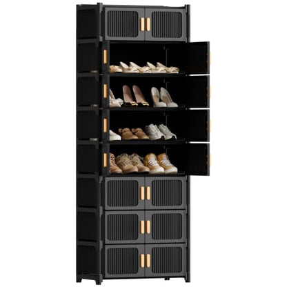 9-Tier Shoe Cabinet, 36-Pair Storage for Entryway - size: 9-Tier