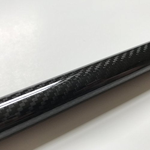 CARBON FIBER TUBE - Black - 14mm X 12mm X 1000mm - Hollow carbon fiber rods - Glossy carbon tubes - Pure carbon fibre tubes - Lightweight High Strength Carbon Fiber Shaft