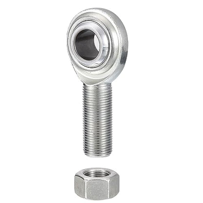 CM12 Rod End Bearing Heim Joints, 3/4 x 3/4-16 Right Hand Male Thread Heim Joint with Jam Nut - size: 3/4"(1pcs)