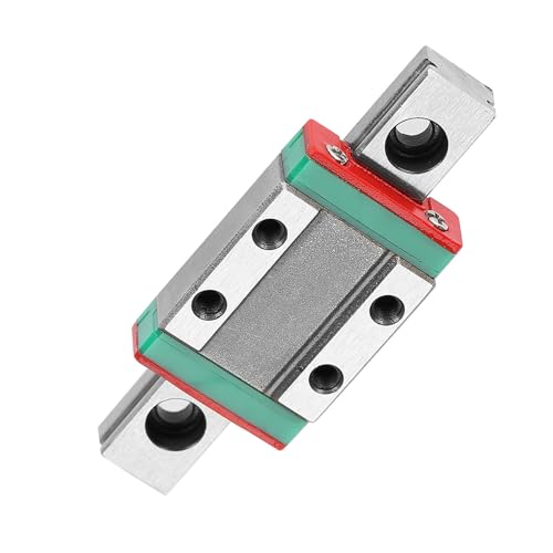 Linear Rail, LML9B Miniature Linear Slider, 9mm Bearing Steel Rail with 55mm Length, Locked Fixation Mini Guide Motion Rails for Automatic, Precision Measuring Equipment