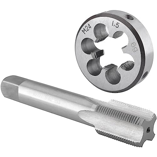 Burkit M24 X 1.5 Tap and Die Set Right Hand - size: M24x1.5