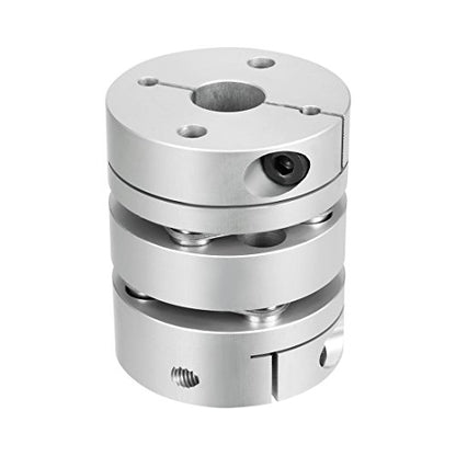 uxcell 12.7mmx15mm Clamp Tight Motor Shaft 2 Diaphragm Coupling Coupler - size: 12.7-15mm