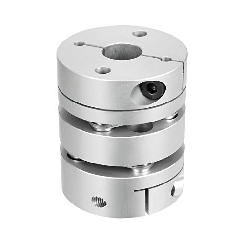 uxcell 12mmx16mm Clamp Tight Motor Shaft 2 Diaphragm Coupling Coupler - size: 12-16mm