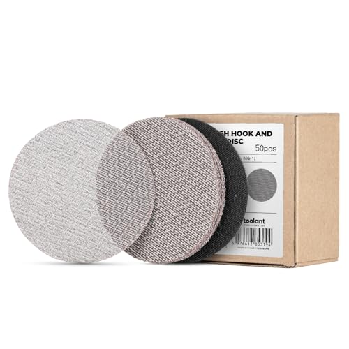 toolant Mesh Abrasive 6" Sanding Disc, 8 Hole, 80 Grit, 50Pcs - style: 6inch, 80 grit, 50pcs