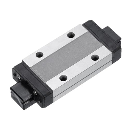 uxcell MGN9H Bearing Steel Sliding Carriage Block with Plastic Anti-Fall Strip for 9mm MGN9 Linear Motion Slide Rail Guide, Black