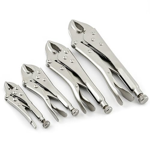 7-Inch Curved Jaw Locking Pliers - size: 7-Inch