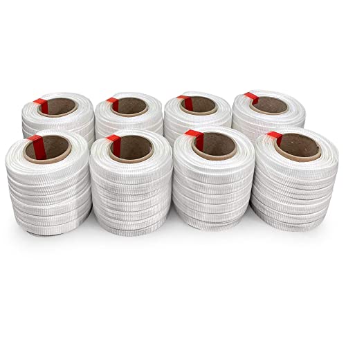 IDL Packaging Woven Cord Strapping Coil 3/4" x 250', 2425 lbs (8-Pack)