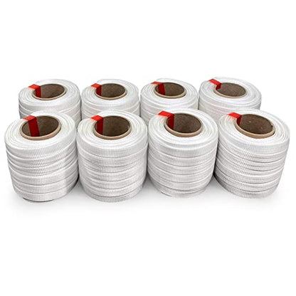 IDL Packaging Woven Cord Strapping Coil 3/4" x 250', 2425 lbs (8-Pack)