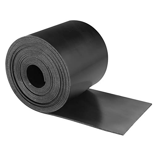 Neoprene Rubber Sheet, Solid Rubber Seal Strips for DIY Gasket Materials, Oil-Resistance, Sound Reduce and Anti-Slip for Flooring, Pads, Bumpers, Supports (3.2In x 1/16In x 10Ft) - size: 3.2In x 1/16In x 10Ft, style: No Backing Adhesive