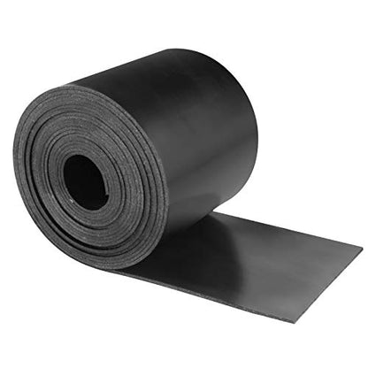 Neoprene Rubber Sheet, Solid Rubber Seal Strips for DIY Gasket Materials, Oil-Resistance, Sound Reduce and Anti-Slip for Flooring, Pads, Bumpers, Supports (3.2In x 1/16In x 10Ft) - size: 3.2In x 1/16In x 10Ft, style: No Backing Adhesive