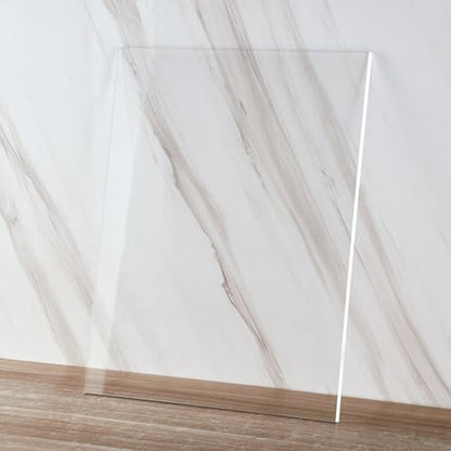 KAITELA Clear Acrylic Sheet 3/8" Thick Cast Plexiglass Piece 12" x 16" - size: 12" x 16", 3/8" Thick