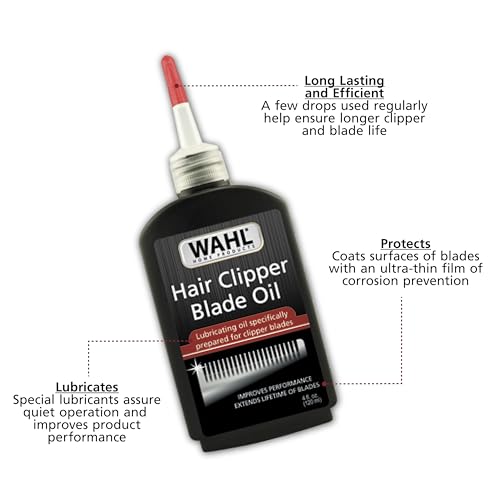 Wahl Premium Hair Clipper Blade Lubricating Oil, Clippers & Trimmers, 4 oz