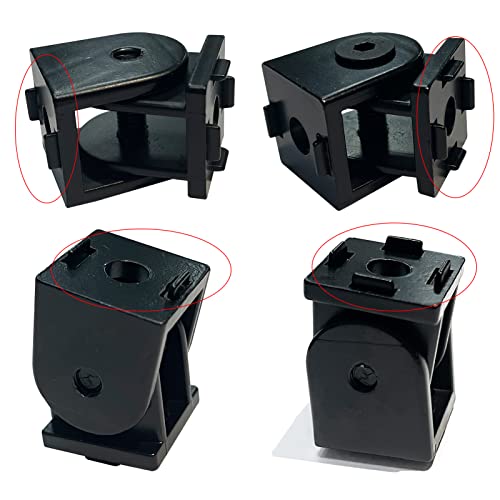 4 Sets 2020 Aluminum Extrusion Hardware Hinges Pivot Joint Brackets - style: 4Pcs Pivot Joint with Bolt Nut