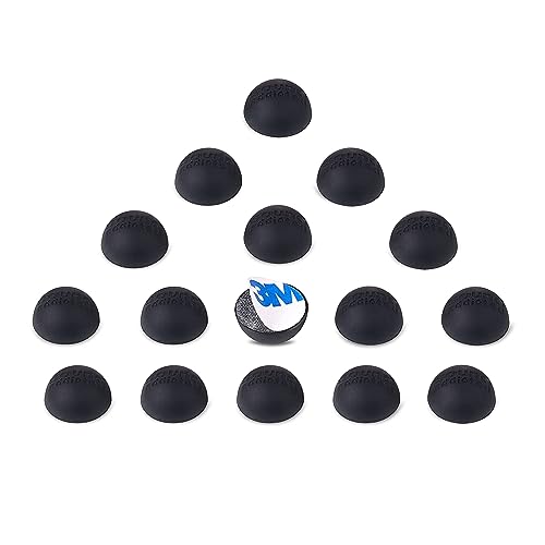 Sound Addicted - Subble 0.6'' (16 Pack) Silicone | Rubber Feet Isolators for Small and Medium-Sized Electronics, Non-Skid Hemisphere with Adhesive (Sustain up to 12lb) | Subble - size: 0.6'' - 16Pack for Small Electronics