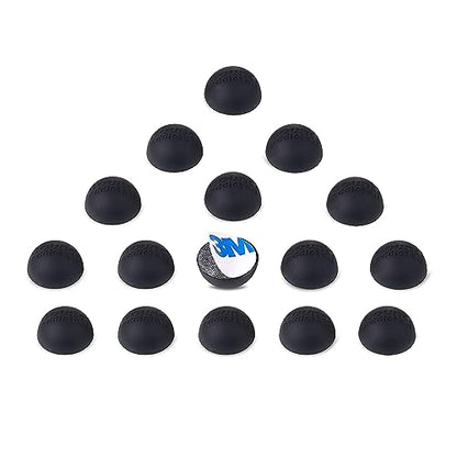 Sound Addicted - Subble 0.6'' (16 Pack) Silicone | Rubber Feet Isolators for Small and Medium-Sized Electronics, Non-Skid Hemisphere with Adhesive (Sustain up to 12lb) | Subble - size: 0.6'' - 16Pack for Small Electronics