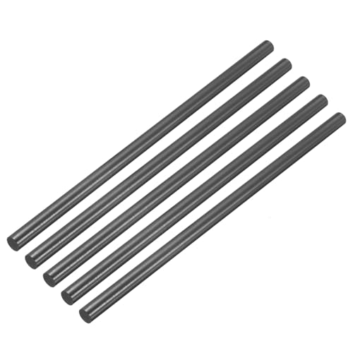 PATIKIL Graphite Rod 5 Pcs Graphite Stirring Rod 300x12mm Cylinder Stick - size: 300x12mm