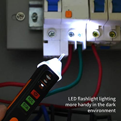 Voltage Tester Non-Contact AC 12-1000V, Electrical Tester Pen with LED Flashlight and Infrared Pointing Function for Live Wire Detection, Circuit Tester for Home Outlet & Automotive Use