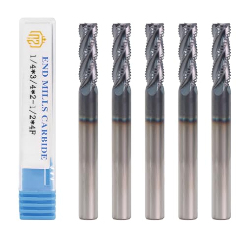NZ 1/4" 4-Flute Roughing End Mill - size: 1/4*3/4*2-1/2*4F