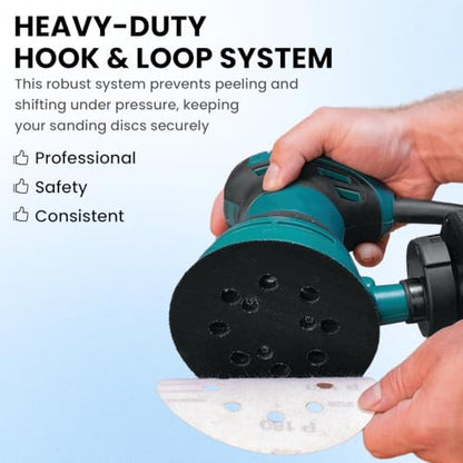 2 Pack 5 Inch Sander Pad, 3 Screw Holes Compatible with Makita & DeWalt - color: 2 Pack