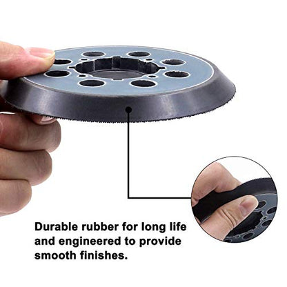 Sander Replacement Pads for Dewalt DWE64233 & N329079,2 Pack 5 Inch 8 Hole Orbital Sanding Pad Compatible with Dewalt DWE6421-B2 DWE6421-B3 DWE6423/6423K DWE6421/6421K Random Orbital Sander - color: 2 Pack