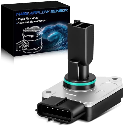 Mass Airflow Sensor 3L3Z12B579AB MAF Sensor Fits for for:-Ford Excursion F250 F350 Super Duty V8 6.0L, 3L3U12B579AA, 3L3Z12B579AB, AFLS130, 3L3Z12B579ARM, AF10129, AF1012911B1 - size: 3L3Z12B579AB