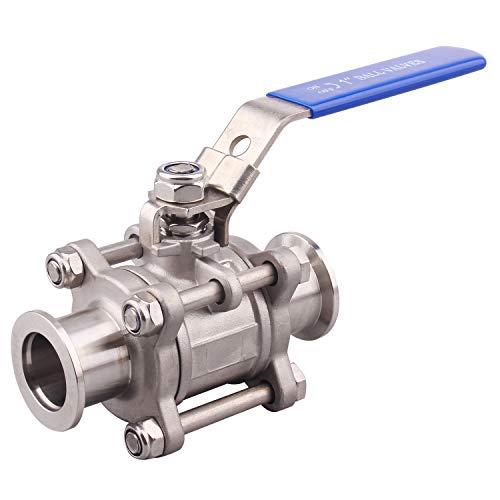 DERNORD Vacuum Ball Valve 304 Stainless Steel Clamp Valve with Locking Device (KF-25) - size: KF-25