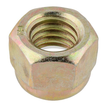 3/8"-24 (25 Pack) Grade 8 Nylon Insert Lock Nuts, Fine Thread, Yellow Zinc by Makers Bolt - size: 3/8"-24 (25 pack)