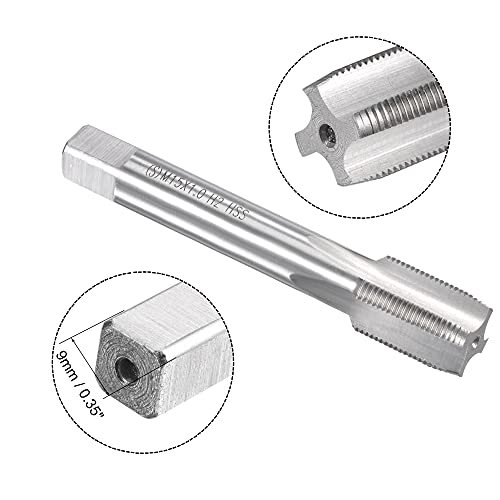 uxcell M15 x 1mm Metric Tap and Die Set, Machine Thread Screw Tap with Round Threading Die, Tap & Die Kit for Nut Screw Bolt Thread Repair - size: M15 x 1mm