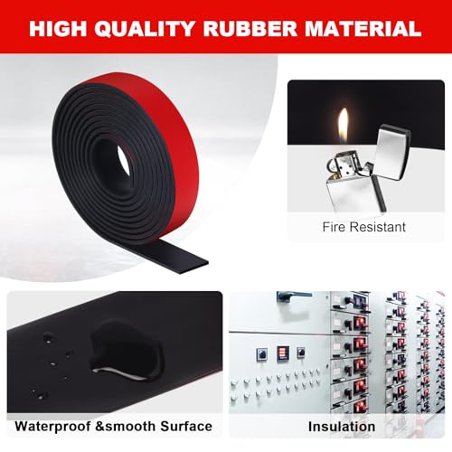 Storystore Adhesive-Backed Neoprene Rubber Strip, 1" W x 1/8" T x 10' L - size: 1" Wide x 1/8" Thick x 10' Long