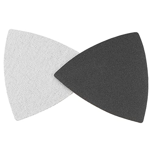 uxcell Triangular Sandpaper Hook and Loop Fit 3-1/2" 180 Grit 8pcs - size: 180 Grit