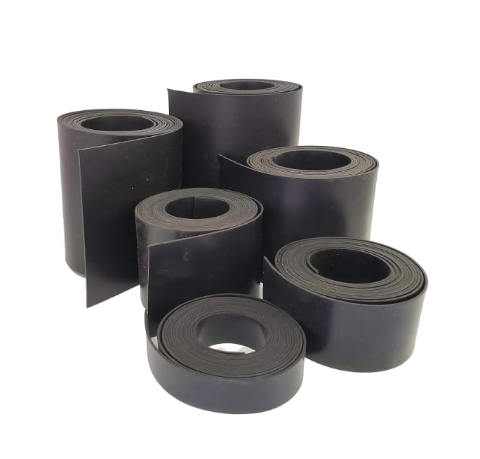 0.02" (0.5 mm) Thick - Santoprene Rubber Sheets and Rolls - Solid Rubber Sheets, Rolls & Strips for Gaskets Material, Weather Stripping, Flooring, Black…36" Wide (1, 36" x 24") - size: 36" x 24"
