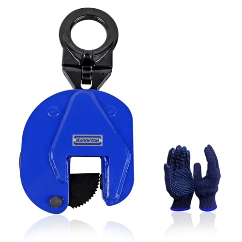 2Ton/4400LB Vertical Lifting Plate Clamp, Jaw Opening 1.3IN - style: 2 Ton