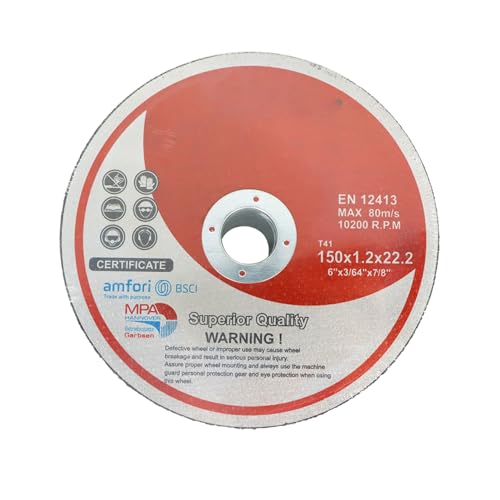 Cut Off Wheels 50 Pack, 6x0.045x7/8 inch Cutting Discs - style: 6"x0.045"x7/8" 50pcs