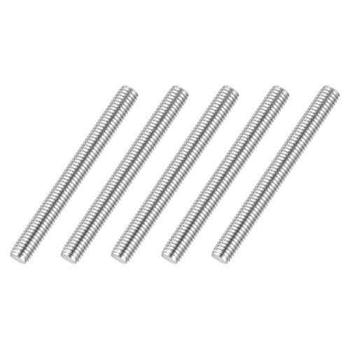 M4-0.7 Fully Threaded Rod 45mm Length Coarse Thread 5Pcs - size: M4‑0.7 45mm