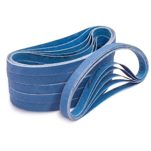 3/8x13 Inch Sanding Belts for Belt Sander, 120 Grit, 30 Pack - color: 120 Grit, size: 3/8x13 inch