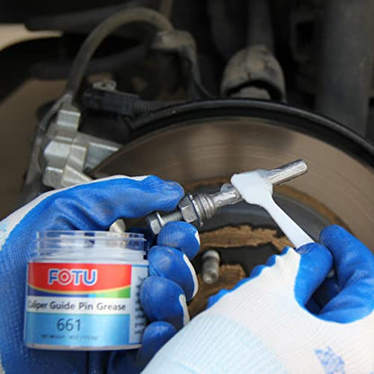FOTU 661 Brake Caliper Guide Pin Grease,High Temp Silicone for Slider Pins - color: 661 Brake Guide Pin Grease