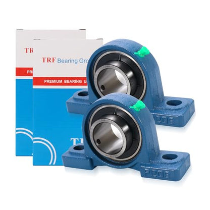 2 Pack UCP209-28 Pillow Block Bearing - Pack of 2 Mounted Pillow Block Bearings - 1 3/4" Mounted Pillow Block Chrome Steel Bearings Solid Cast Iron Base - Self Alignment - style: UCP209-28