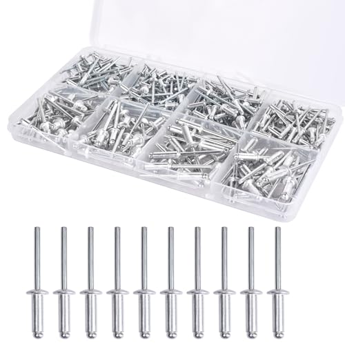 3/16"x5/8" Aluminum blind pro Rivets,120Pcs Aluminum Grip and Steel Mandrel (3/16"x5/8") - size: 3/16"x5/8"