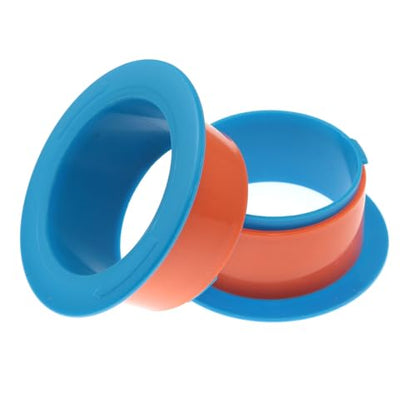 2PCS Shrink Packaging Handle 3 Inch Film Core for Mobile Stretch Wrap Pallets Packaging and Transportation Holder Plastic Pallets Blue