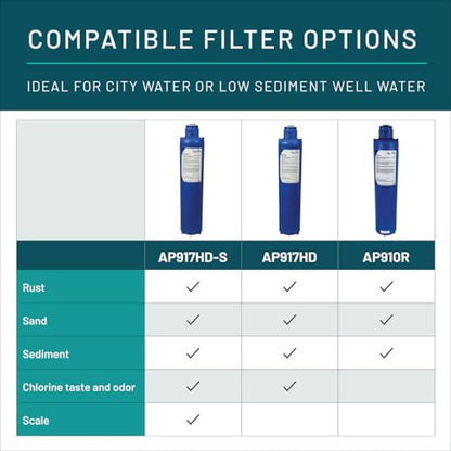 3M Aqua-Pure AP900 Series Whole House Water Filter Cartridge AP917HD-S - style: AP917HD-S Replacement Cartridge for AP904 System