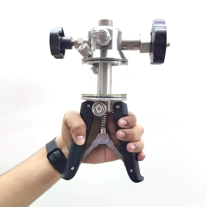 High Pressure Hydralic Hand Pump Calibrator for Field Calibration,Calibration Labs, (Range: 0 to 600 Kg/Cm2) (Only Hand Pump) Model: AI-DP1-2300 - size: Only Hand Pump