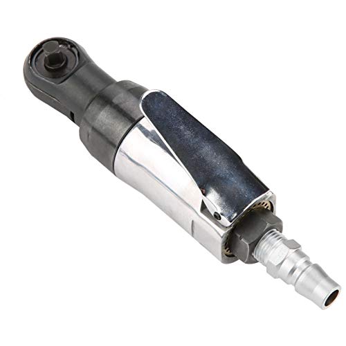 Mini Air Powered Ratchet Wrench, Drive Straight Shank Pneumatic Air Ratchet Wrench Professional Tool(3/8")