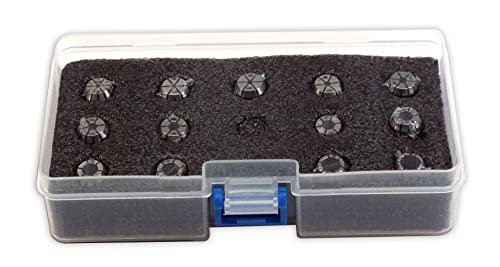ER 11 High Precision Spring Collet SET 13 Piece 1MM - 7MM (0.0003) T.I.R. Machinist Choice - size: 13 PC SET
